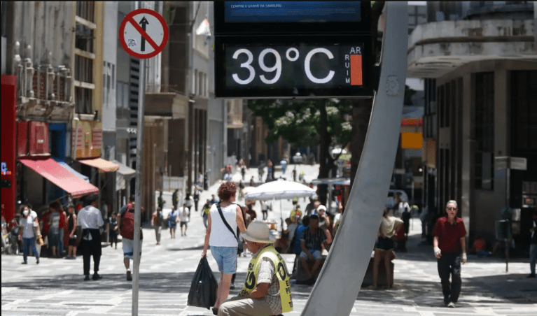 Calor extremo no Brasil
