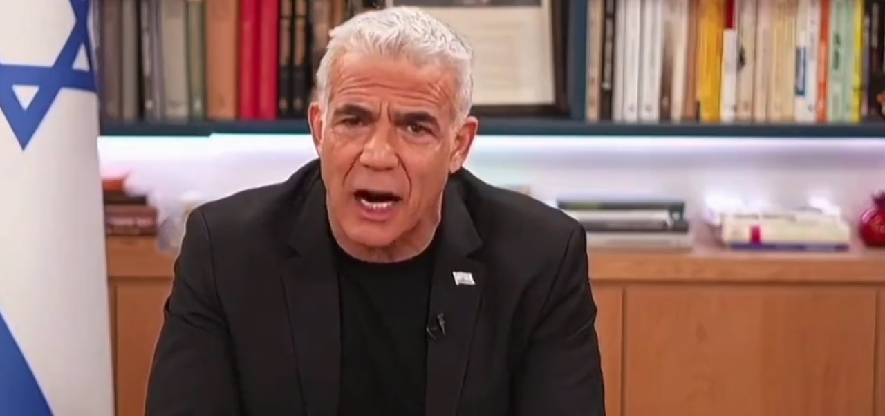 O líder da oposição israelense, Yair Lapid