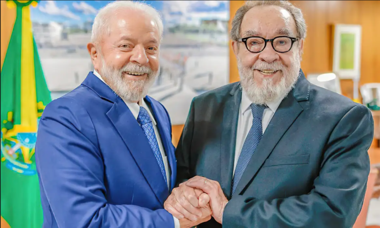 Lula e Fernando Morais