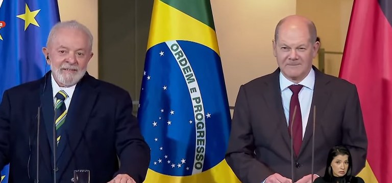 Lula e Olaf Scholz
