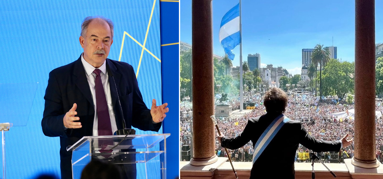 Aloizio Mercadante e Javier Milei