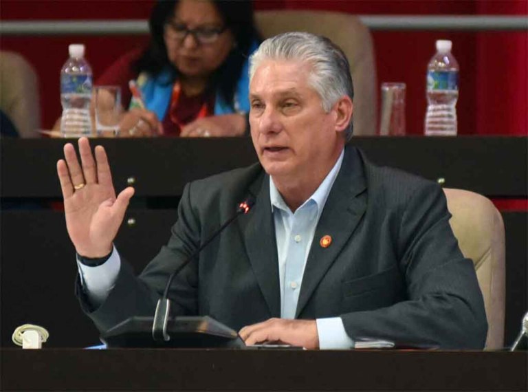 Miguel Díaz-Canel, presidente de Cuba
