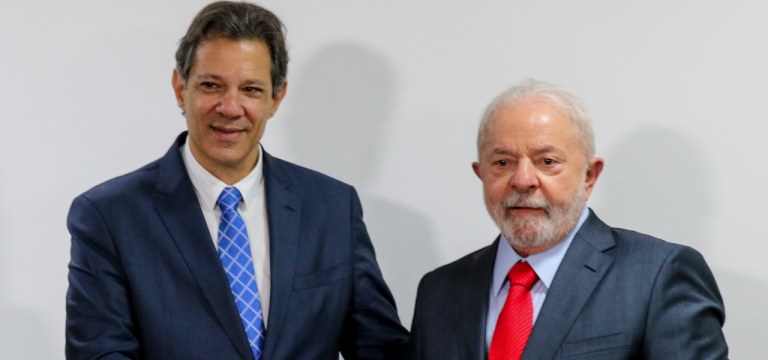 Fernando Haddad e Lula