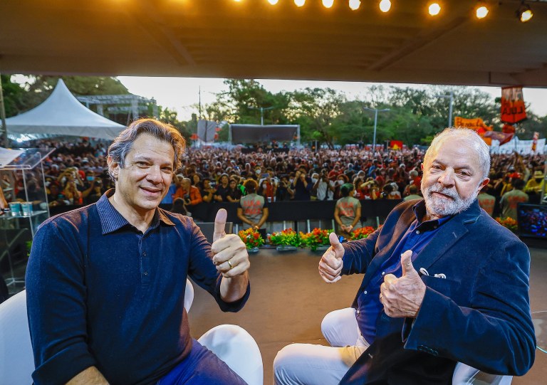 Fernando Haddad e Lula
