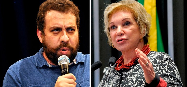 Guilherme Boulos e Marta Suplicy