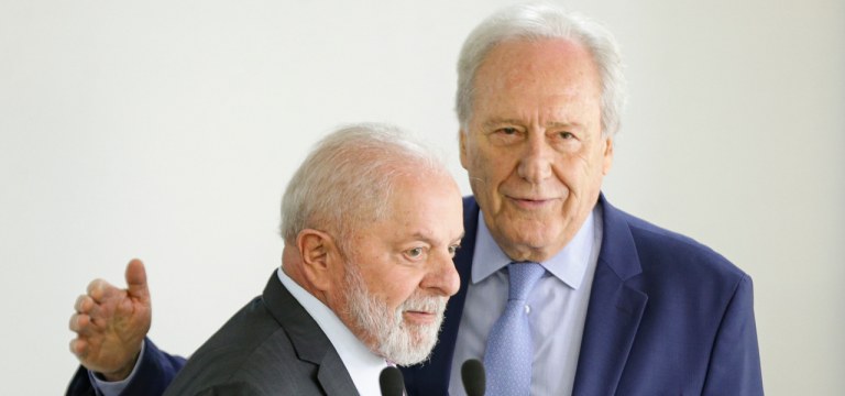 Lula e Ricardo Lewandowski