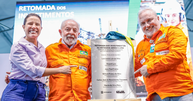 Raquel Lyra, Lula e Jean Paul Prates