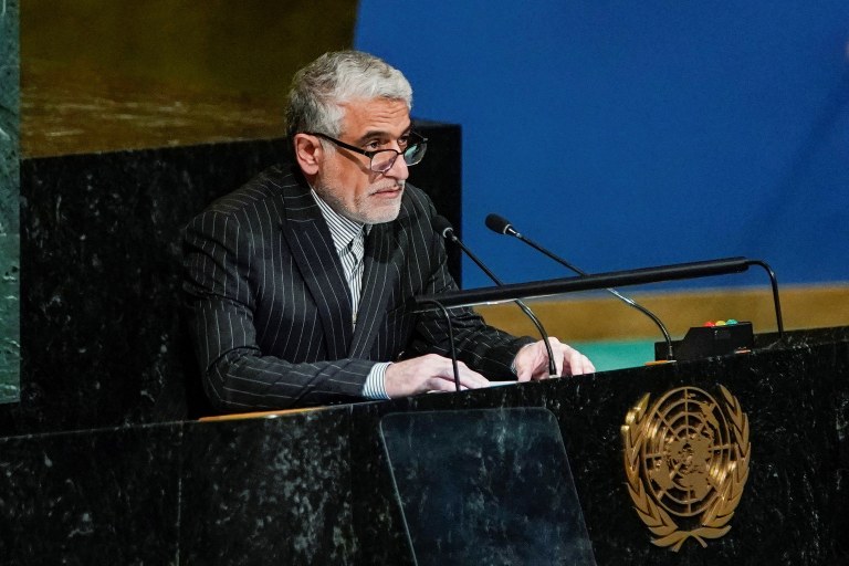 Amir Saeid, representante do Irã na ONU