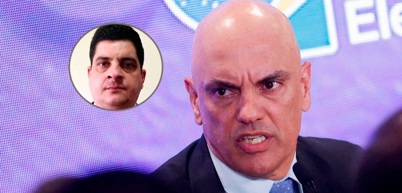 Marcelo Câmara (à esq.) e Alexandre de Moraes