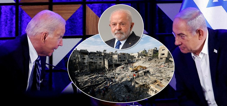 Joe Biden, Lula, Faixa de Gaza e Benjamin Netanyahu