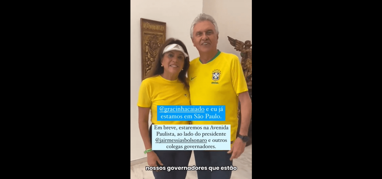 Gracinha e Ronaldo Caiado