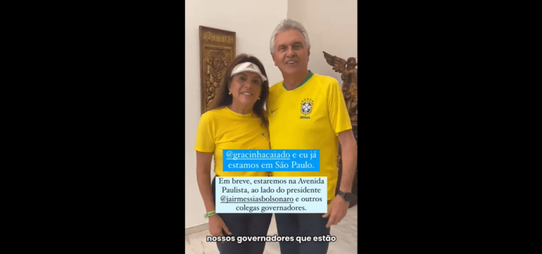 Gracinha e Ronaldo Caiado