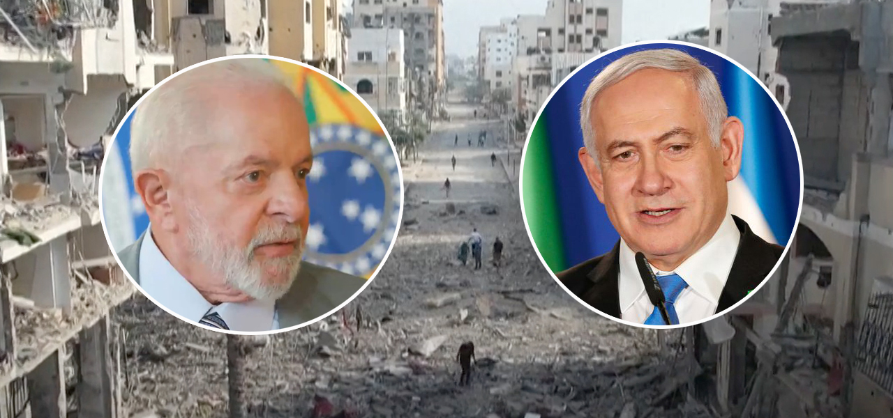 Luiz Inácio Lula da Silva, Benjamin Netanyahu e a Faixa de Gaza