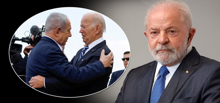 Benjamin Netanyahu, Joe Biden e Luiz Inácio Lula da Silva