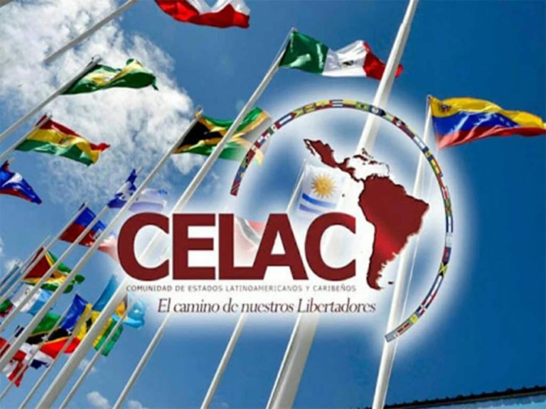 Cartaz da Cúpula da Celac 2024