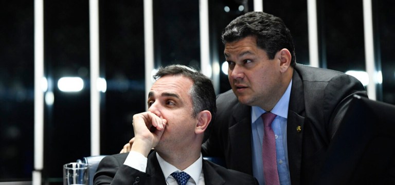 Rodrigo Pacheco e Davi Alcolumbre