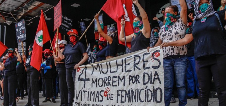Protesto das Mulheres Sem Terra