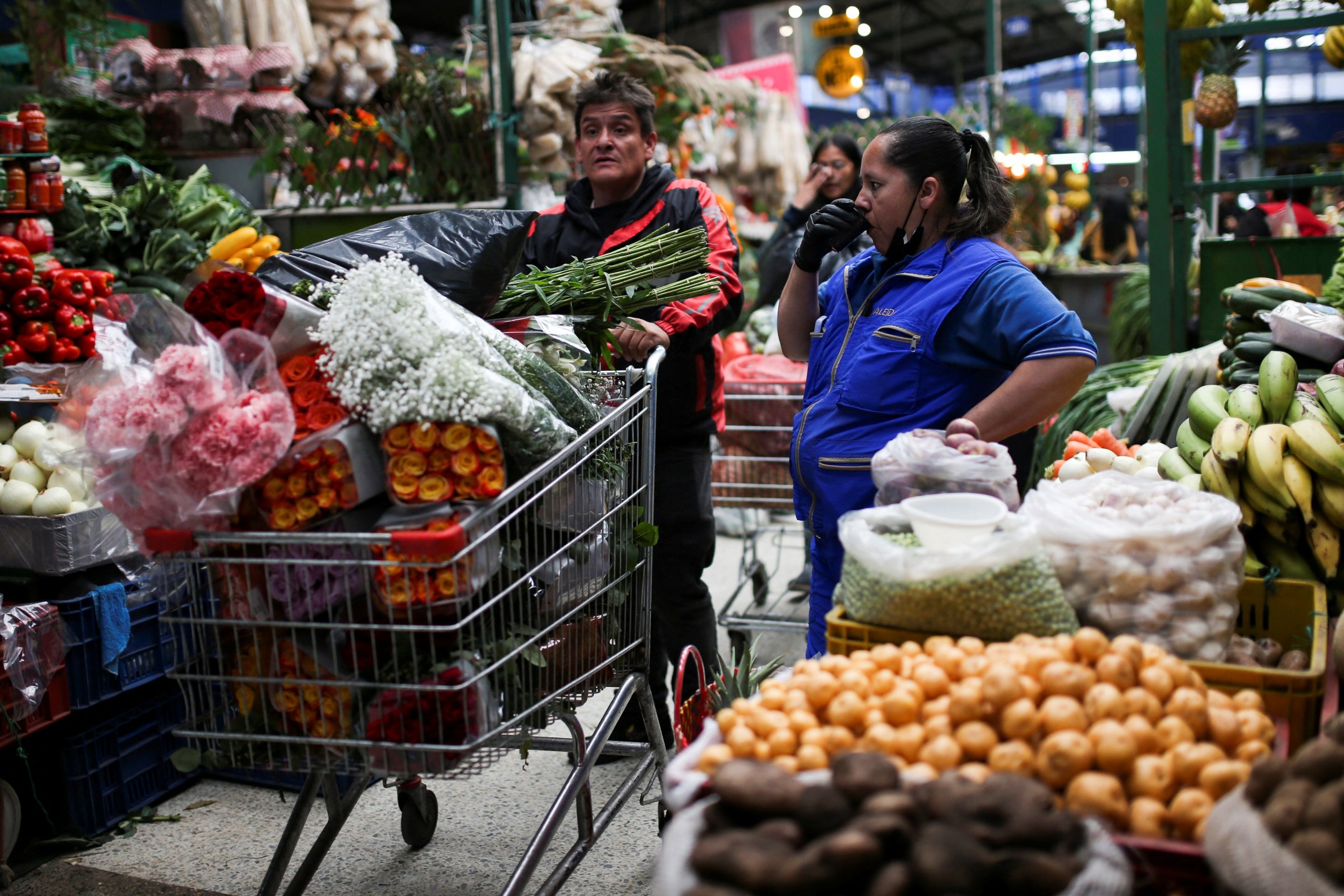 Supermercado em Bogotá, na Colômbia