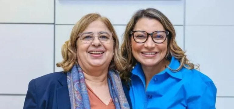 Cida Gonçalves e Janja