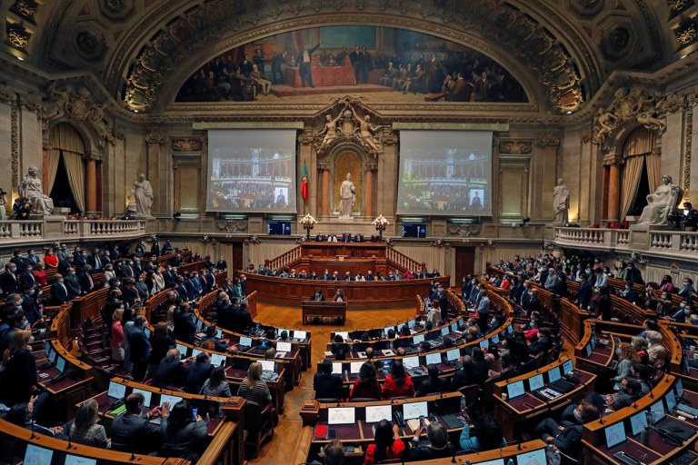 Parlamento português, em Lisboa