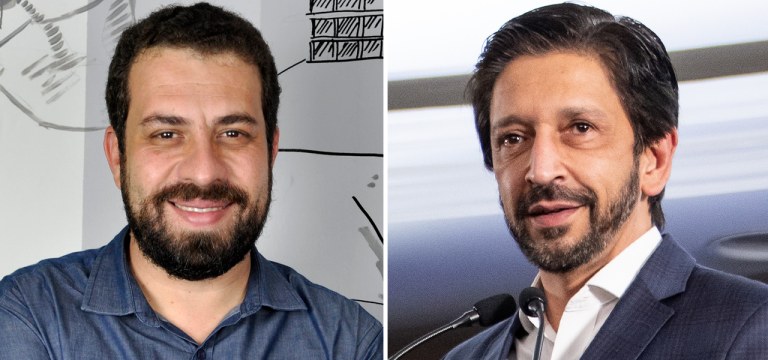 Guilherme Boulos e Ricardo Nunes