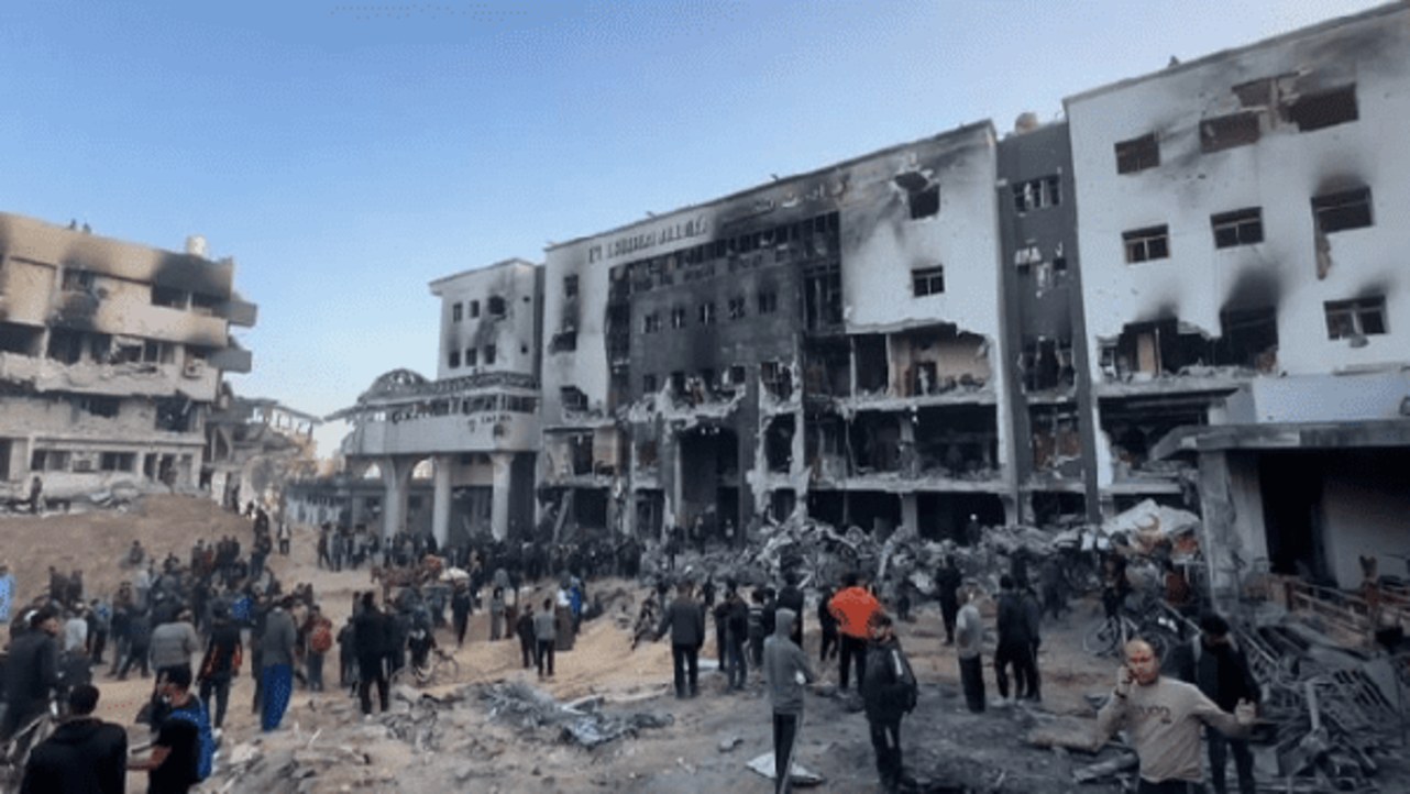 Hospital Al Shifa destruído por Israel
