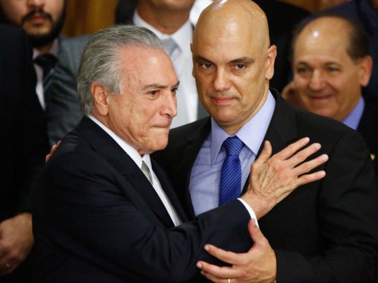 Michel Temer e Alexandre de Moraes