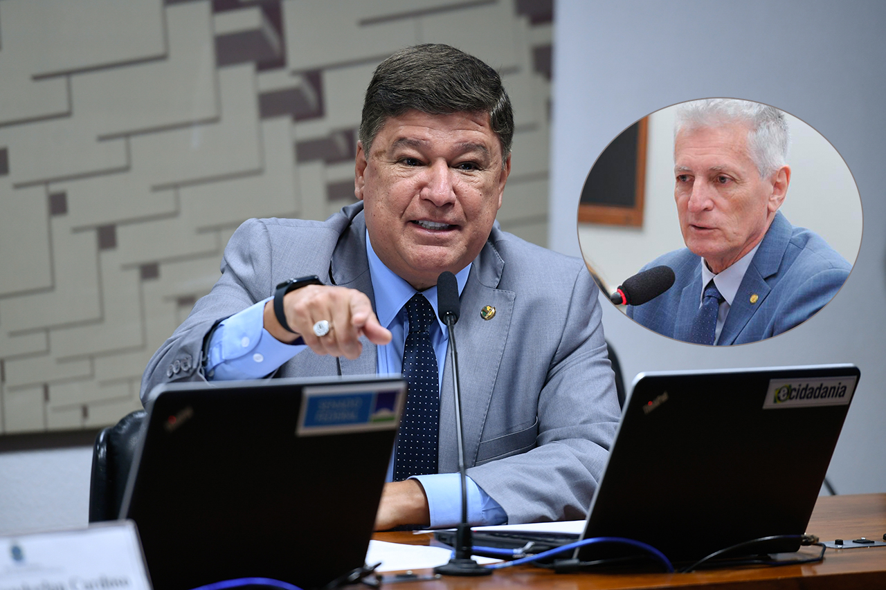 Carlos Viana (mais destaque) e Rogério Correia