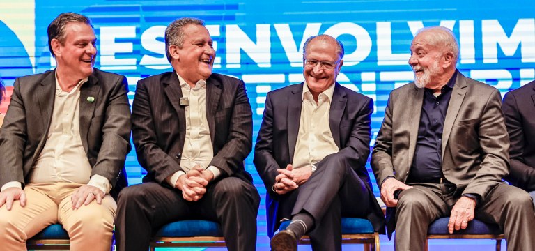 Carlos Fávaro, Rui Costa, Geraldo Alckmin e Lula