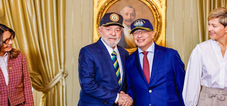 Lula e Gustavo Petro