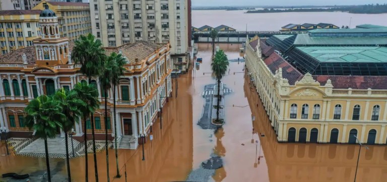 Inundação em Porto Alegre