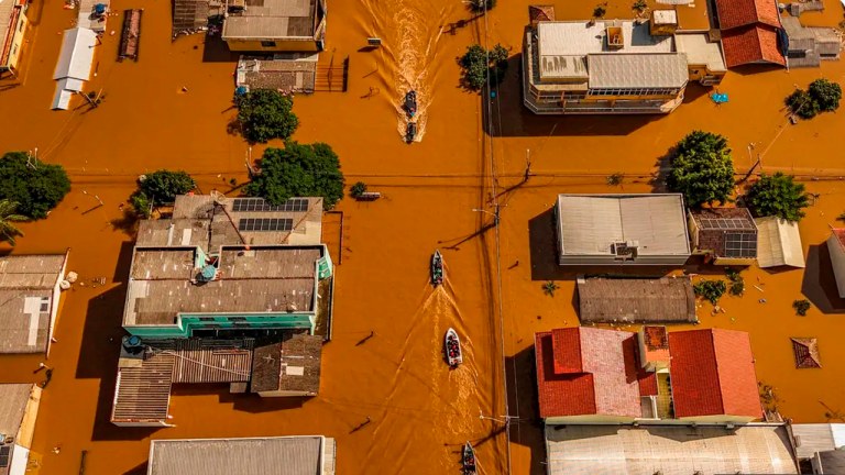 Rio Grande do Sul atingido por temporais