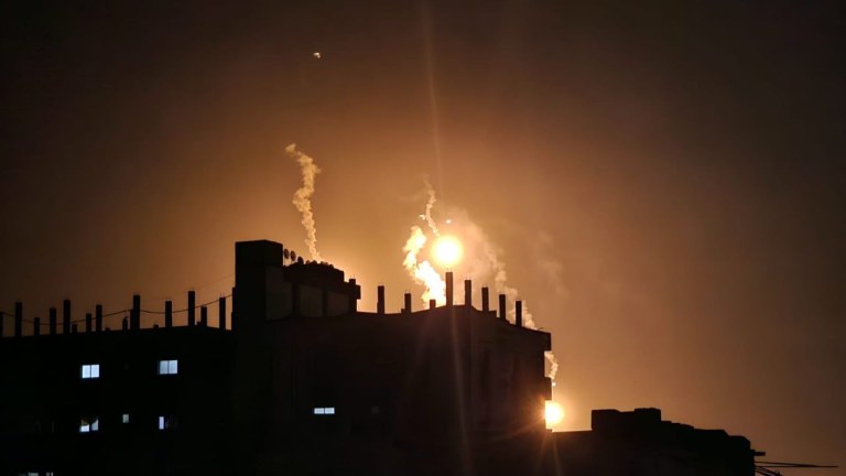 Ataques das forças israelenses na Faixa de Gaza