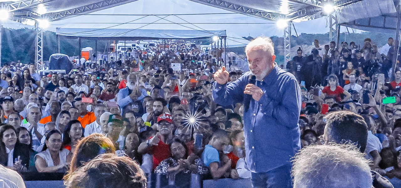 Presidente da República, Luiz Inácio Lula da Silva, durante a Cerimônia de Assinatura da Ordem de Serviço do Trecho V do Canal do Sertão Alagoano