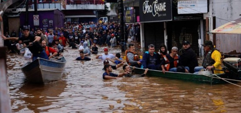 Enchente no Rio Grande do Sul