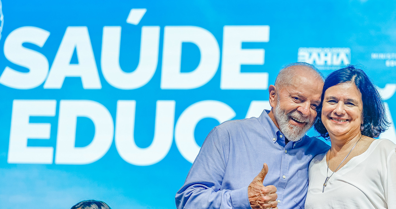 Luiz Inácio Lula da Silva e Nísia Trindade