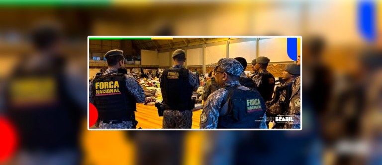 Agentes da Força Nacional no Rio Grande do Sul