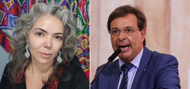 Liana Cirne e Gilson Machado