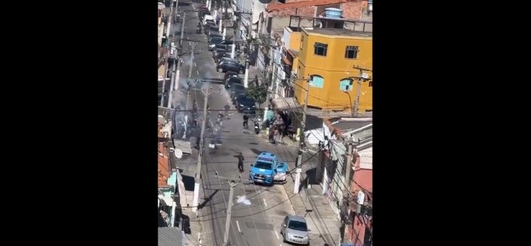 Briga de torcidas na Grande Rio