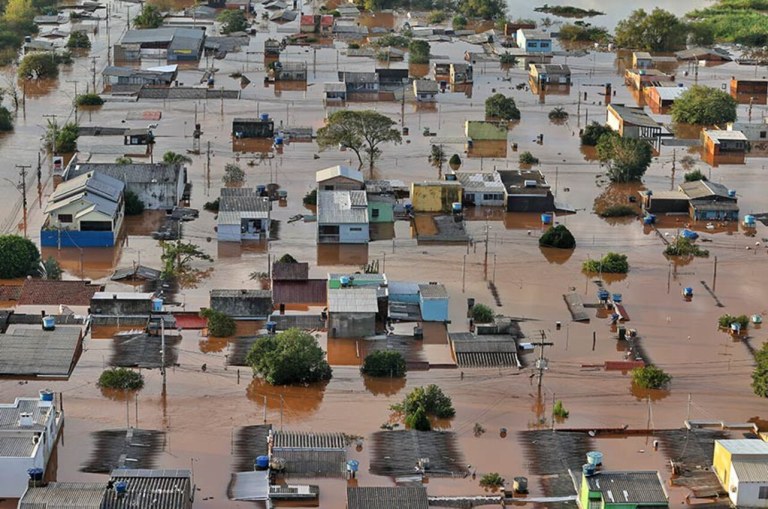 Enchente no Rio Grande do Sul