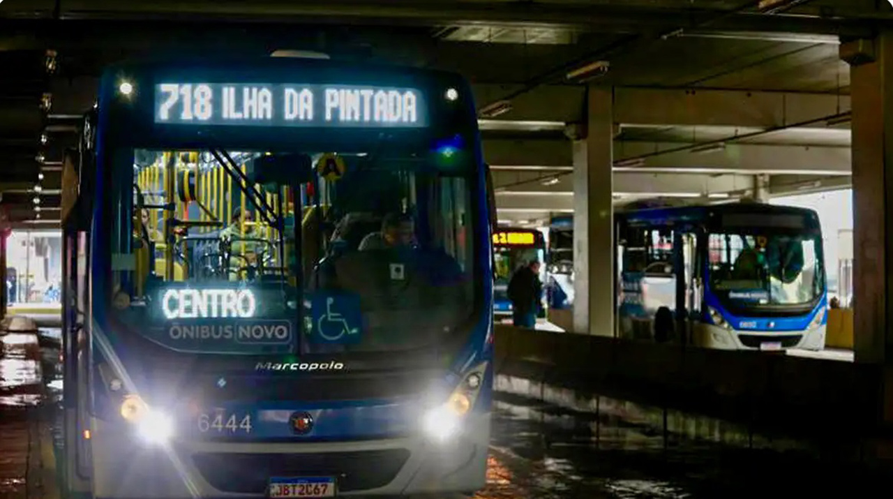 Ônibus na capital gaúcha