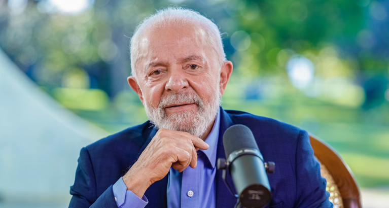 Presidente Lula em entrevista à CBN