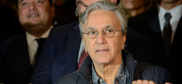 O cantor Caetano Veloso