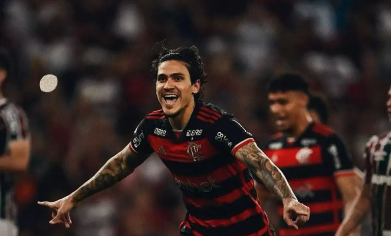 Flamengo celebra gol no Brasileirão