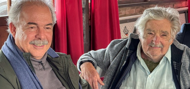 Aloizio Mercadante e Pepe Mujica