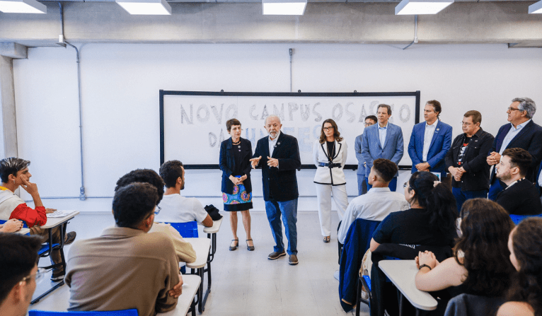 Presidente Lula visita o Edifício Acadêmico e Administrativo da Escola Paulista de Política, Economia e Negócios da Universidade Federal de São Paulo (EPPEN - Unifesp)