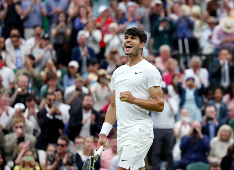 Carlos Alcaraz em Wimbledon