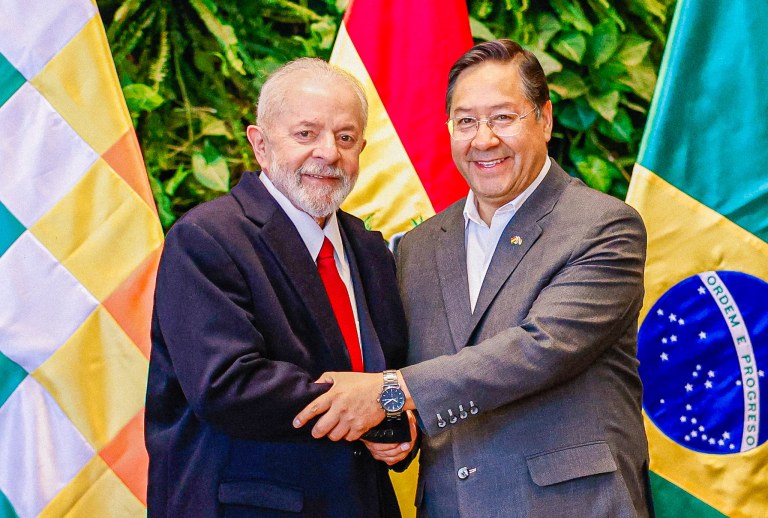 Lula e Luis Arce