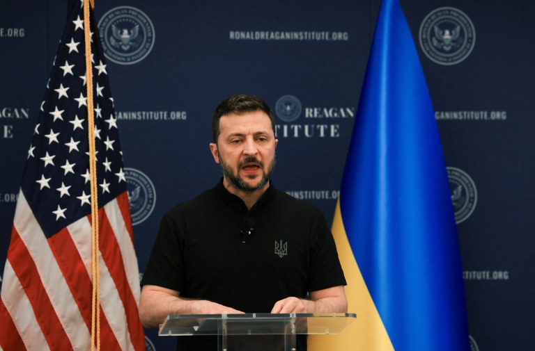 Presidente da Ucrânia, Volodymyr Zelensky
09/06/2024