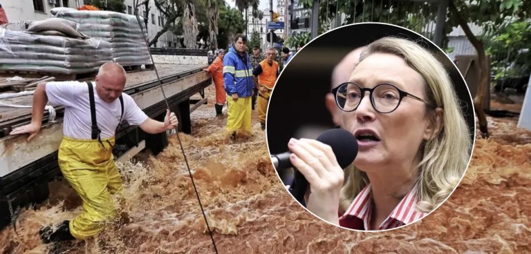 Enchentes no RS e a deputada Maria do Rosário